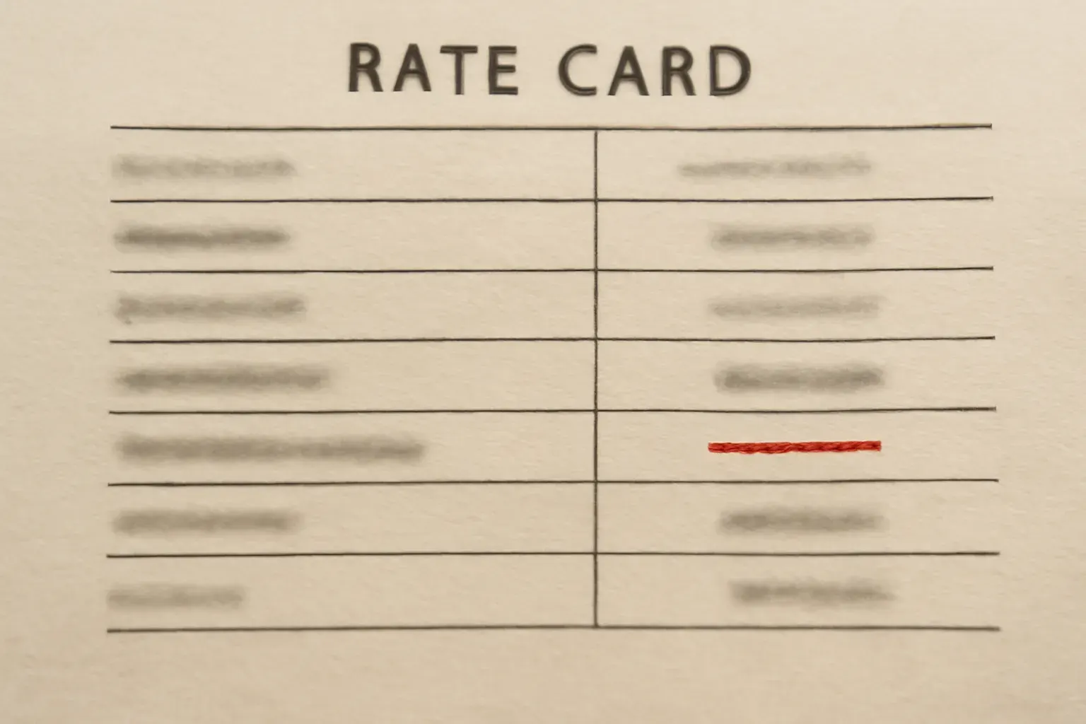 Why We Publish Prices (And Why Almost No One Else in This Industry Does)